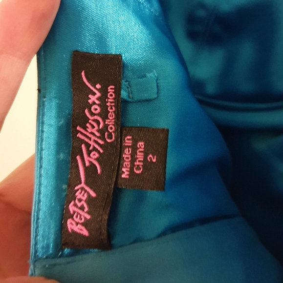 Betsey Johnson Blue Strapless Corset Tutu Dress - Picture 5 of 6